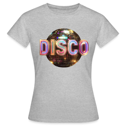 Disco Dreamscape, T-shirt dam - gråmelerad
