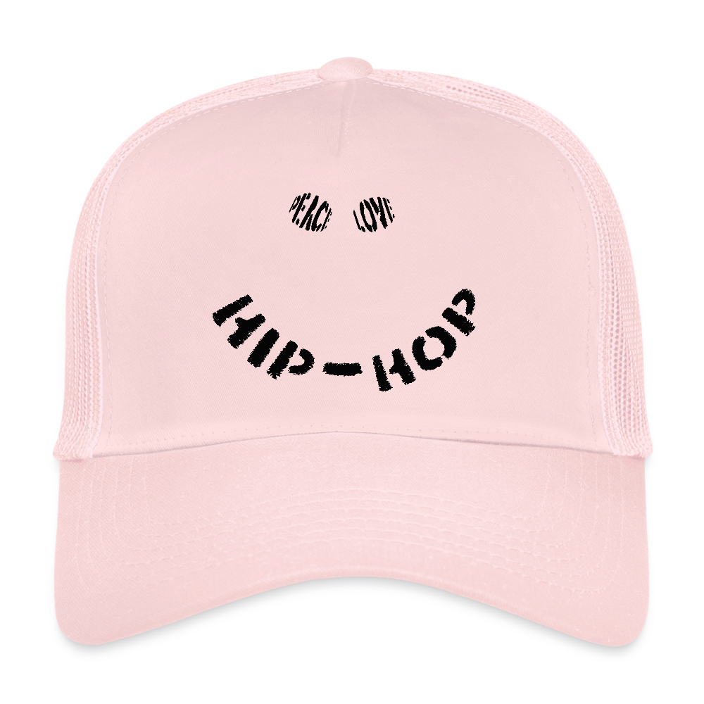 Peace, Love & Hip-Hop, Trucker Cap - ljusrosa