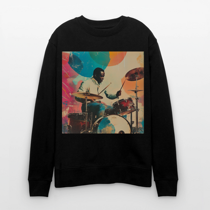 Rhythms of the Midnight Sky, Ekologisk sweatshirt CHANGER unisex från Stanley/Stella - svart