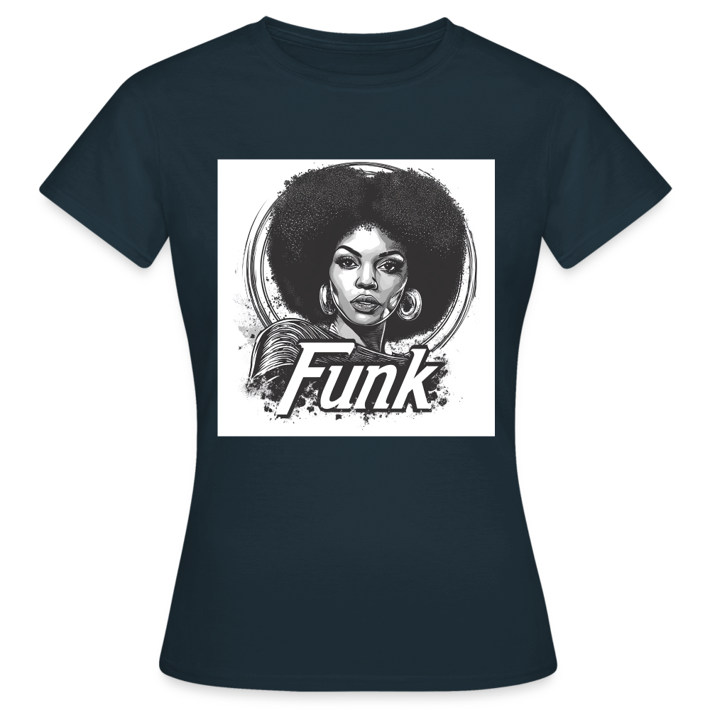 Funk Queen: Power in Motion, T-shirt dam - marinblå