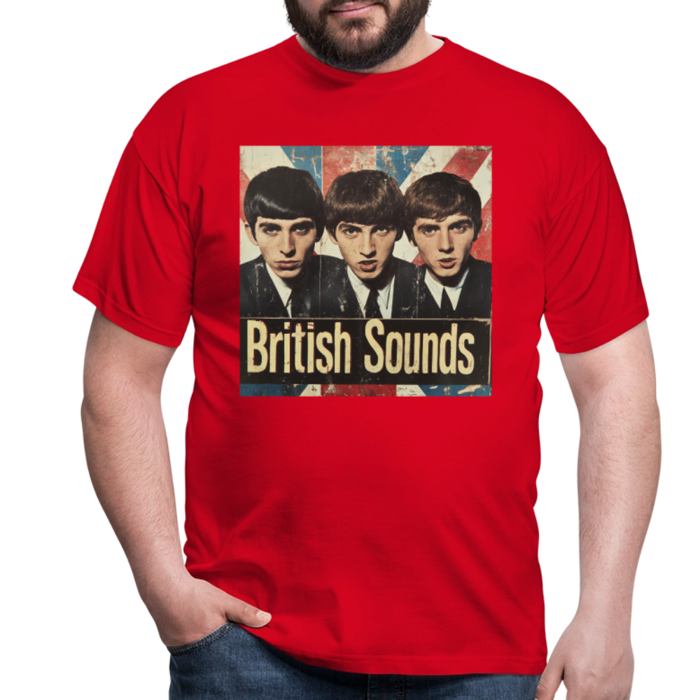 British sounds 1965, T-shirt herr - röd