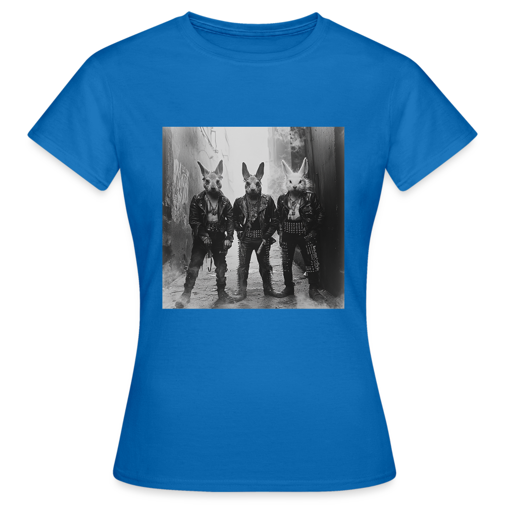 The Hare Raisers, T-shirt dam - royalblå