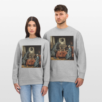 Familjens Fest med Gäst, Ekologisk sweatshirt CHANGER unisex från Stanley/Stella - gråmelerad