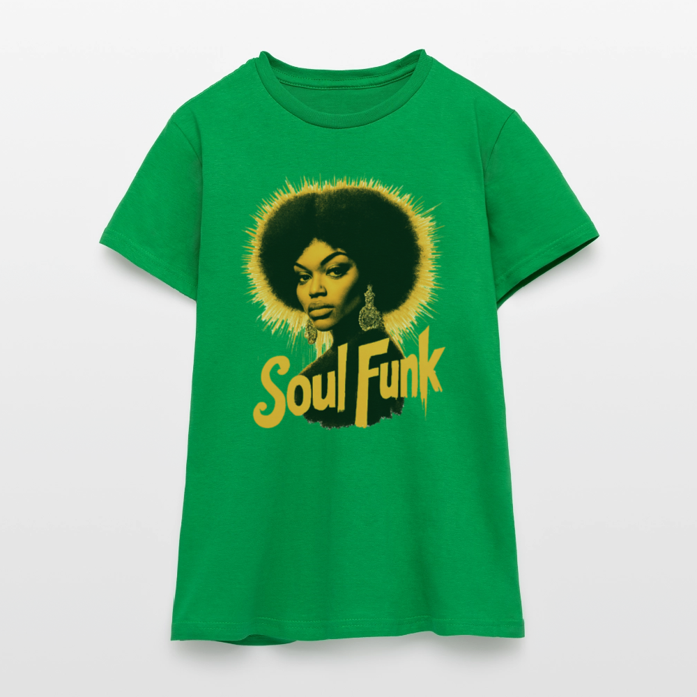 Soul Funk, T-shirt dam - kellygrön