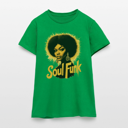 Soul Funk, T-shirt dam - kellygrön