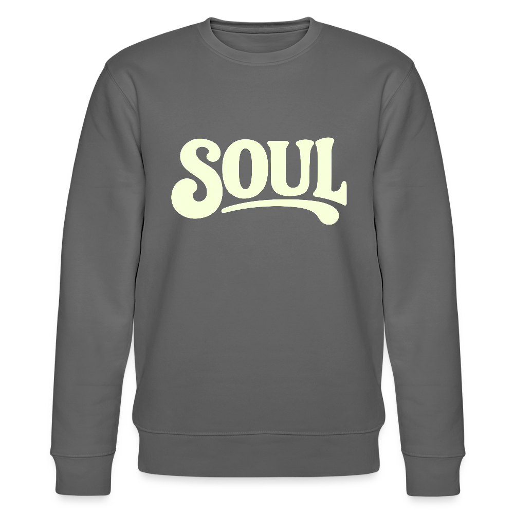 All About Soul, Ekologisk sweatshirt CHANGER unisex från Stanley/Stella - kolgrå