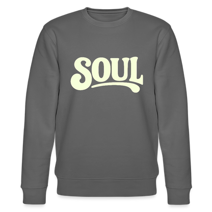 All About Soul, Ekologisk sweatshirt CHANGER unisex från Stanley/Stella - kolgrå