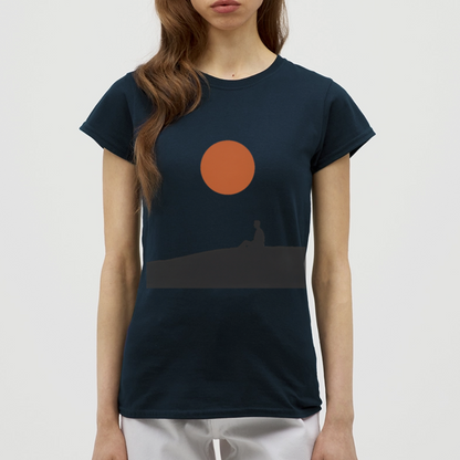 Under the sun, T-shirt dam - marinblå