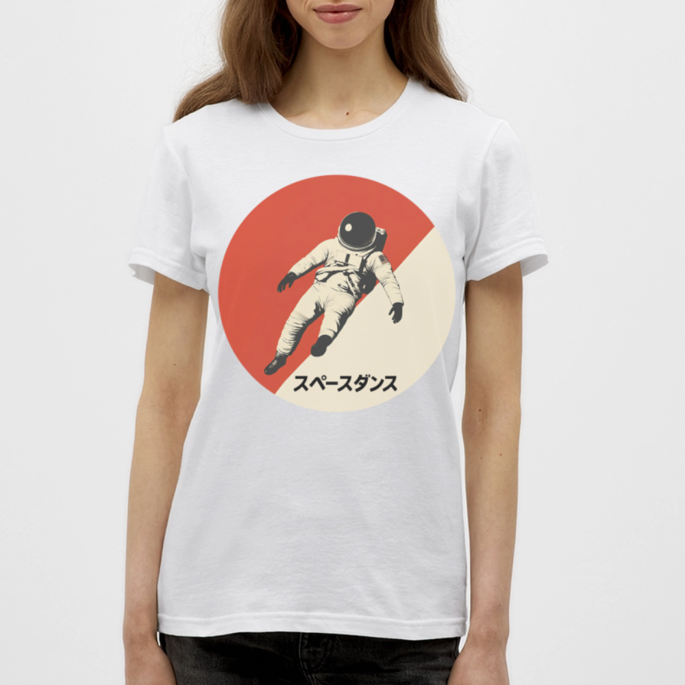 Space Dance, T-shirt dam - vit