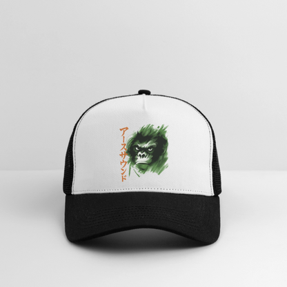 Earth Sound, Trucker Cap - vit/svart