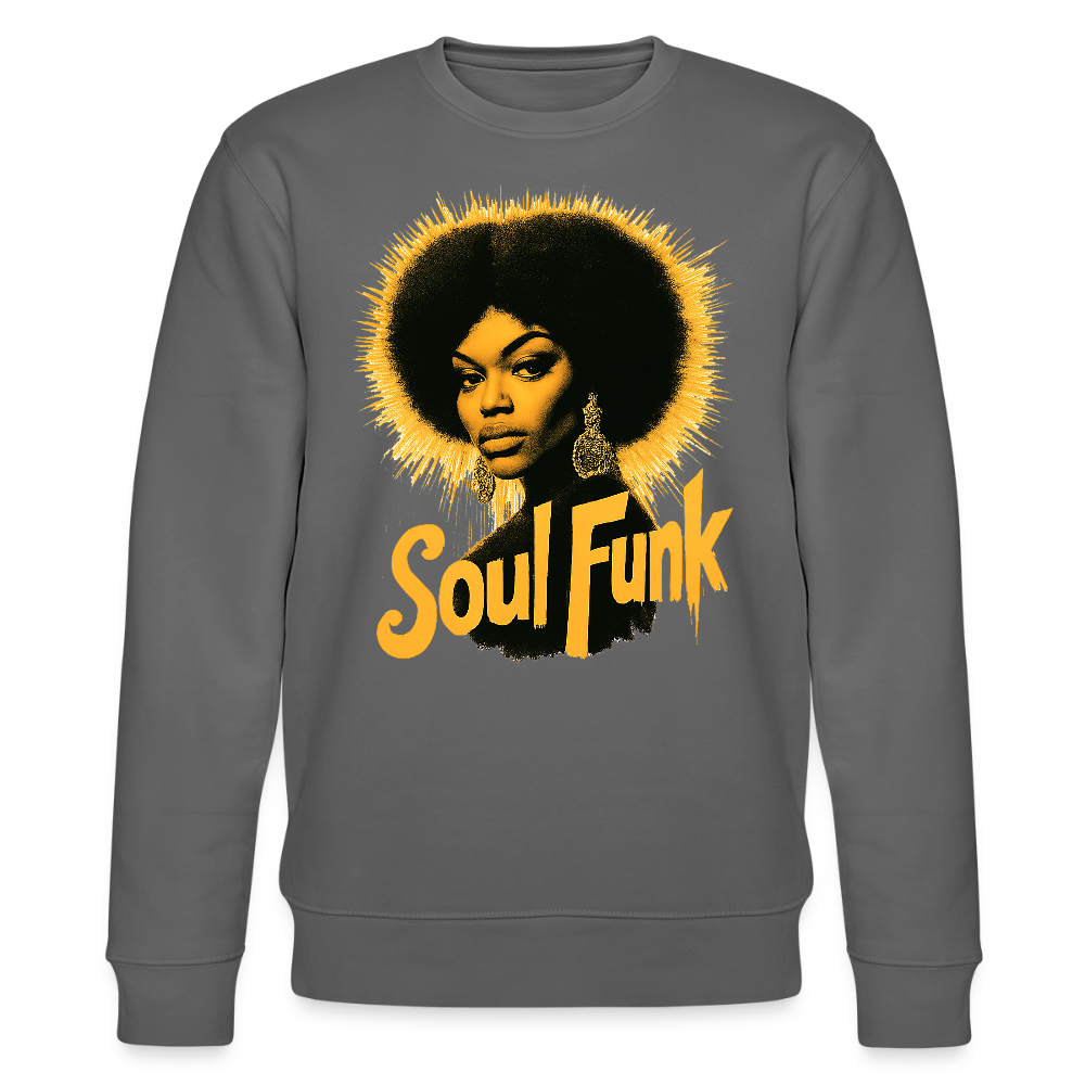 Soul Funk, Ekologisk sweatshirt CHANGER unisex från Stanley/Stella - kolgrå