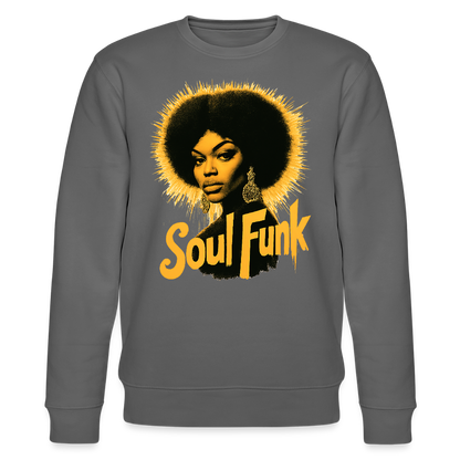 Soul Funk, Ekologisk sweatshirt CHANGER unisex från Stanley/Stella - kolgrå