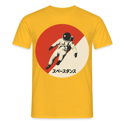 Space Dance, T-shirt unisex - gul