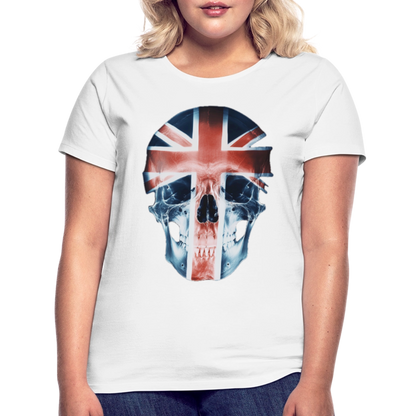 God Save the Skull, T-shirt dam - vit