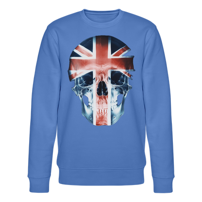 God Save the Skull, Ekologisk sweatshirt CHANGER unisex från Stanley/Stella - blå