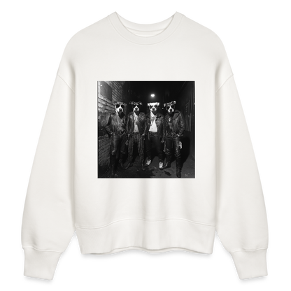 Barking Riot, Ekologisk oversizetröja RADDER unisex från Stanley/Stella - OFF WHITE
