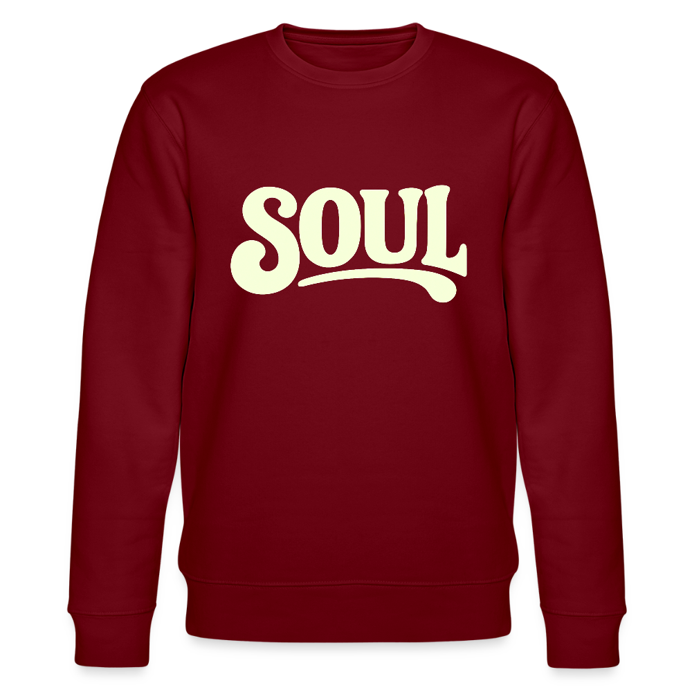 All About Soul, Ekologisk sweatshirt CHANGER unisex från Stanley/Stella - vinröd