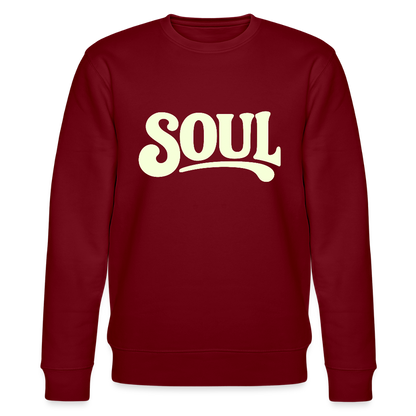 All About Soul, Ekologisk sweatshirt CHANGER unisex från Stanley/Stella - vinröd