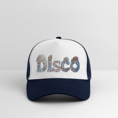 Star Dust, Trucker Cap - vit/marinblå