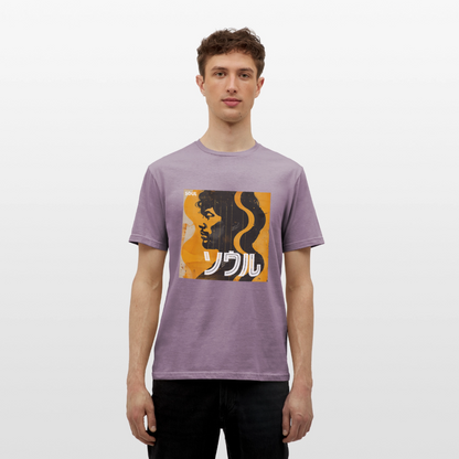 Nippon Grooves, T-shirt unisex - lilagrå 