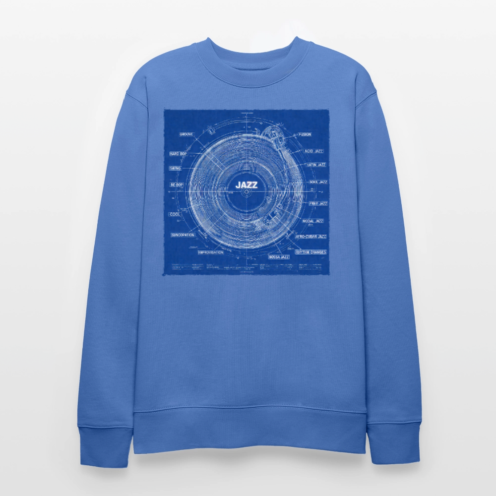 Kind of Blueprint, Ekologisk sweatshirt CHANGER unisex från Stanley/Stella - blå