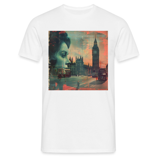 The Beat of London, T-shirt herr - vit