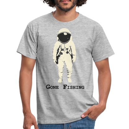 Drifting Beyond – Gone Fishing, T-shirt herr - gråmelerad