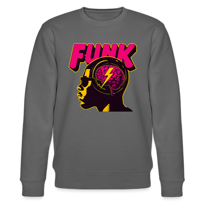 Funk Head, Ekologisk sweatshirt CHANGER unisex från Stanley/Stella - kolgrå