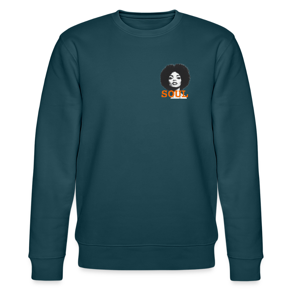 SOUL PWR, Ekologisk sweatshirt CHANGER unisex från Stanley/Stella - mörk petrol