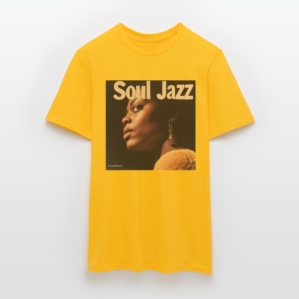 Acceso's Soul Groove: Jazz with a Beat, T-shirt herr - gul