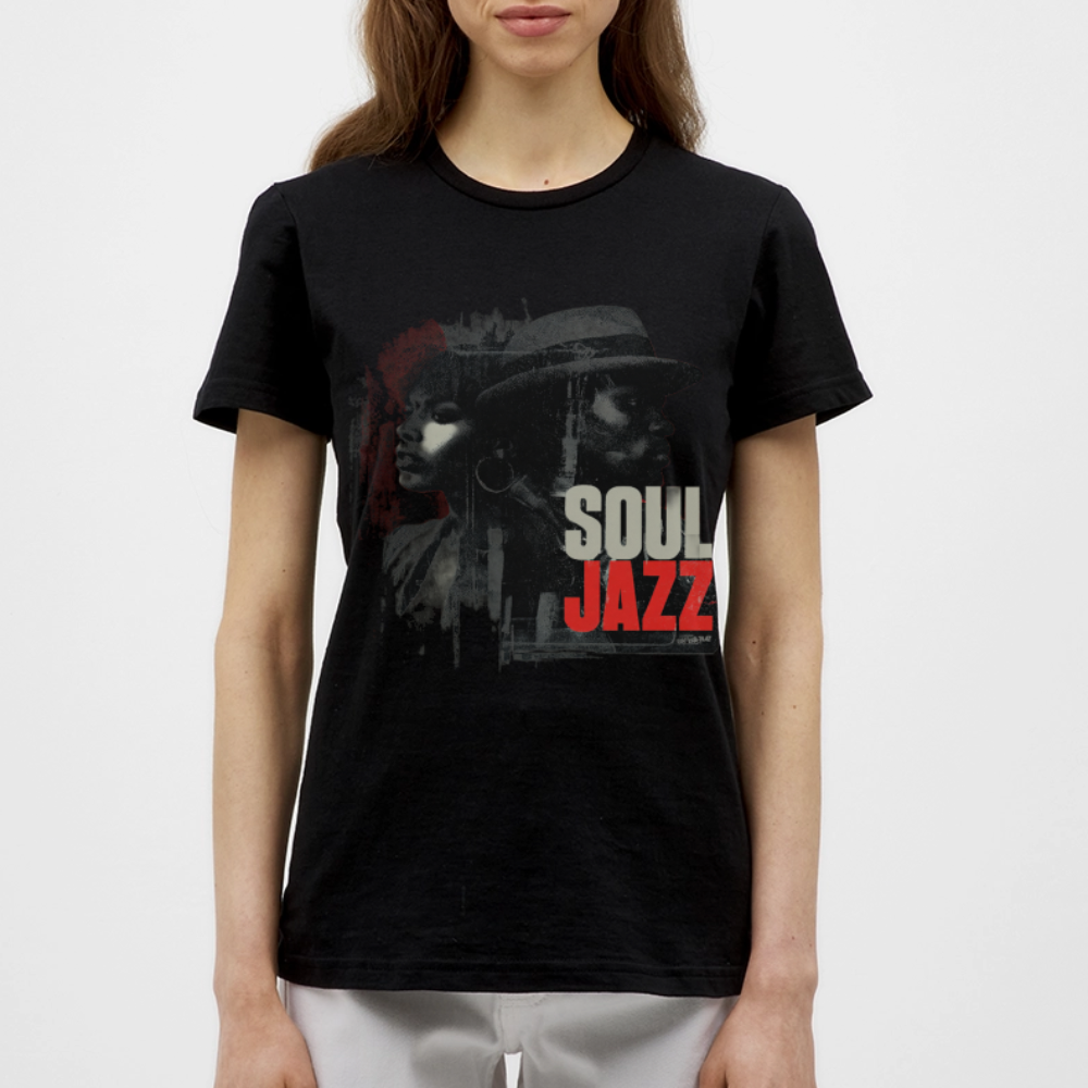 Soul Jazz Experience, T-shirt dam - svart