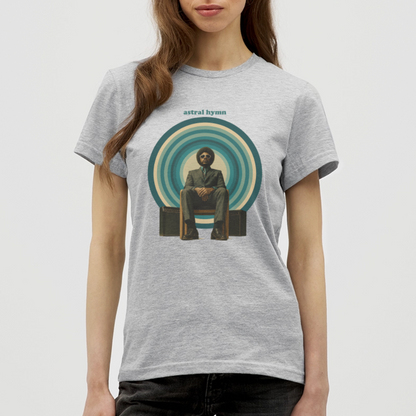 The Creator Has a Free Jazz Plan, T-shirt dam - gråmelerad