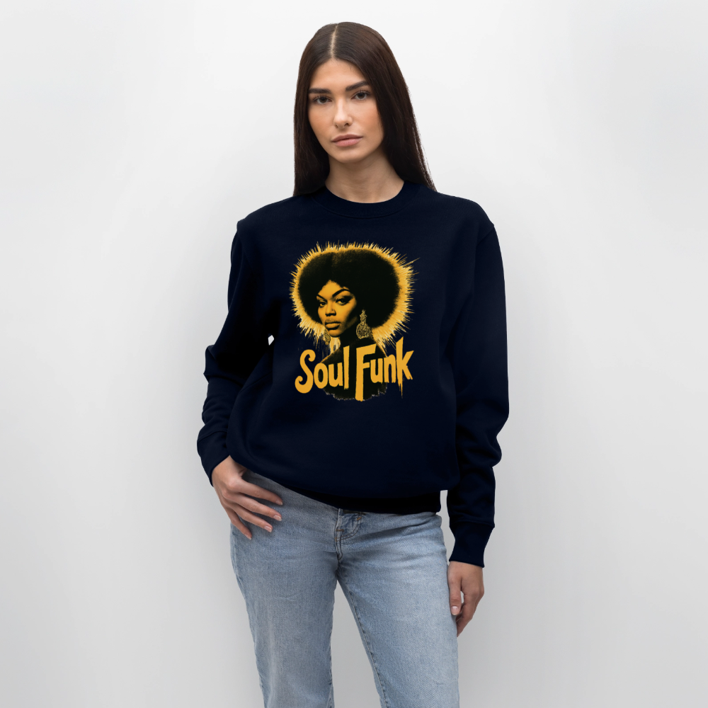 Soul Funk, Ekologisk sweatshirt CHANGER unisex från Stanley/Stella - marinblått