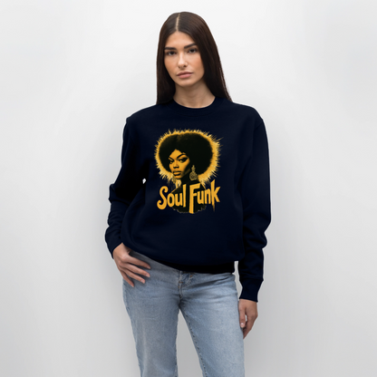Soul Funk, Ekologisk sweatshirt CHANGER unisex från Stanley/Stella - marinblått