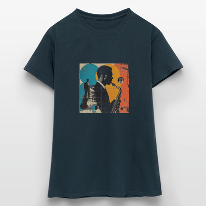 Smooth & Swinging, T-shirt dam - marinblå