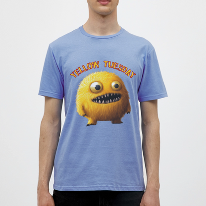 Yellow Tuesday – Funky, Not Blue, T-shirt herr - carolina blue