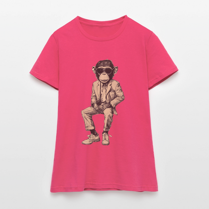 Mod Monkey, T-shirt dam - azalea