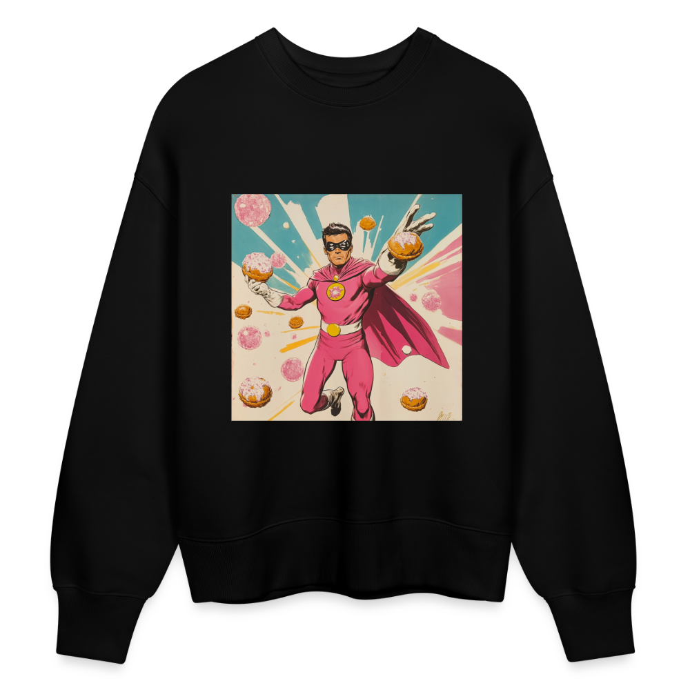 Frosting-Fury, Ekologisk oversizetröja RADDER unisex från Stanley/Stella - svart