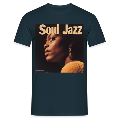 Acceso's Soul Groove: Jazz with a Beat, T-shirt herr - marinblå