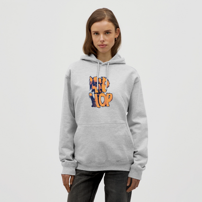 Raised on Boom Bap, Luvtröja unisex - ljusgråmelerad