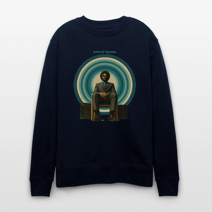 The Creator Has a Free Jazz Plan, Ekologisk sweatshirt CHANGER unisex från Stanley/Stella - marinblått