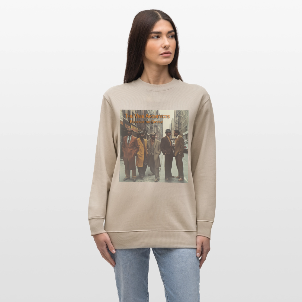 The Vibe Architects, Ekologisk sweatshirt CHANGER unisex från Stanley/Stella - beige