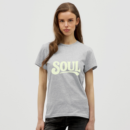 All About Soul, T-shirt dam - gråmelerad