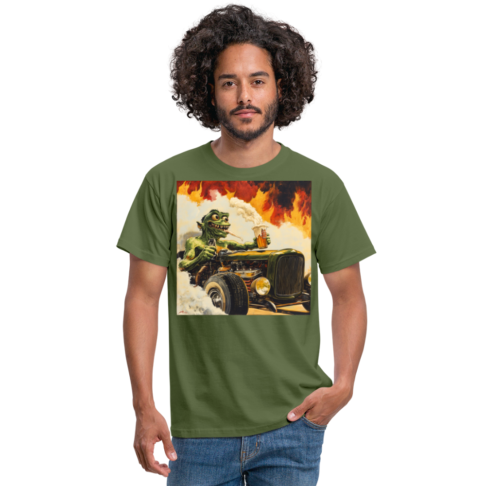 Ragg-Rex, T-shirt herr - Militärgrön