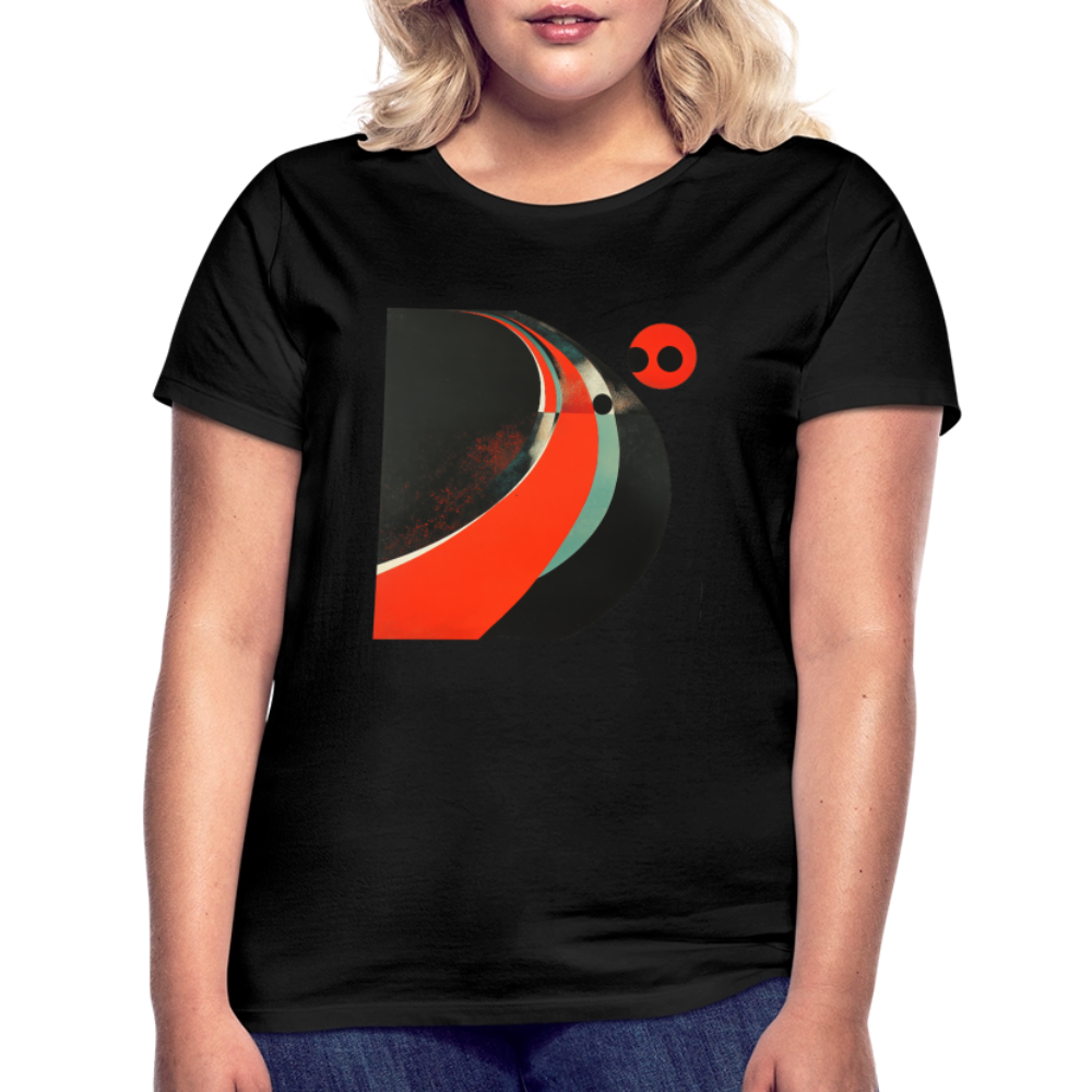 Distant Vinyl Dreams, T-shirt dam - svart