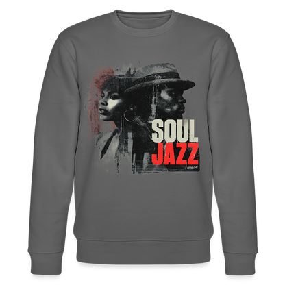 Soul Jazz Experience, Ekologisk sweatshirt CHANGER unisex från Stanley/Stella - kolgrå