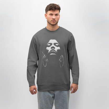 Beat Goddess, Ekologisk sweatshirt CHANGER unisex från Stanley/Stella - kolgrå