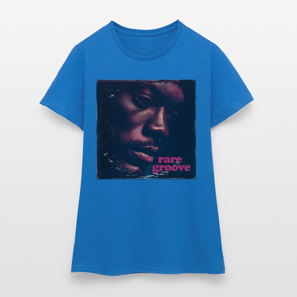 Groove Rare, T-shirt dam - royalblå