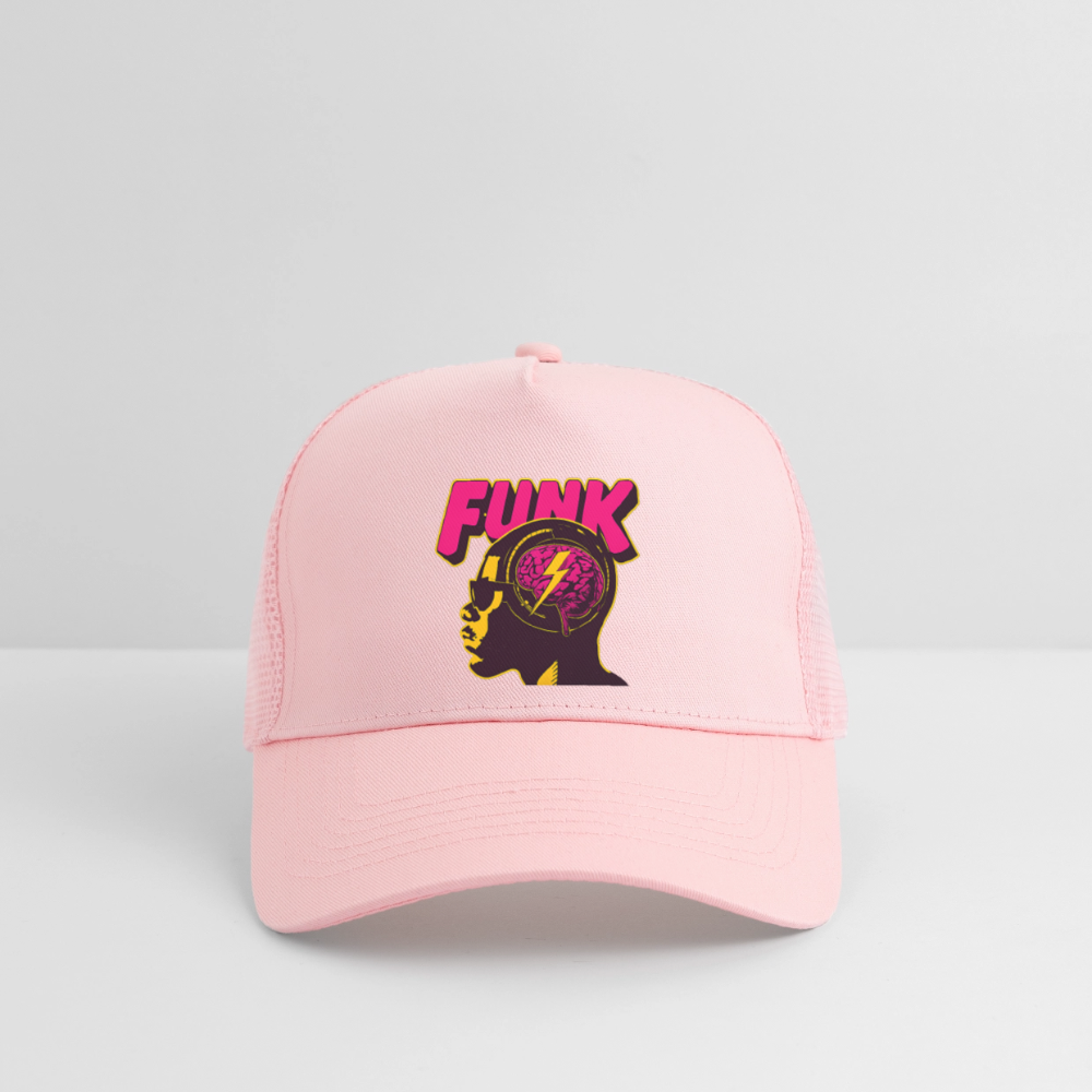 Funk Head, Trucker Cap - ljusrosa