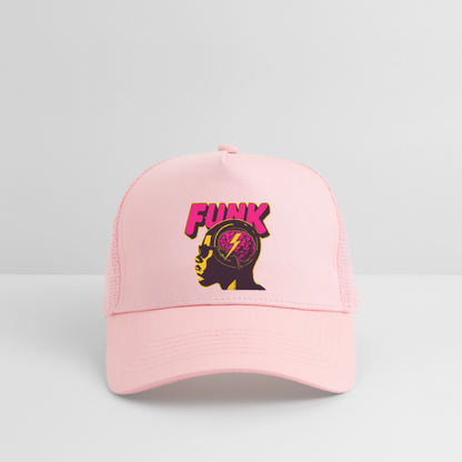 Funk Head, Trucker Cap - ljusrosa
